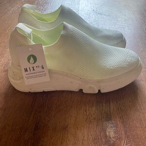 Mix No. 6 White Slip-On Sneakers